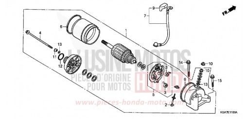 MOTORINO DI AVVIAMENTO CG125ES4 di 2004
